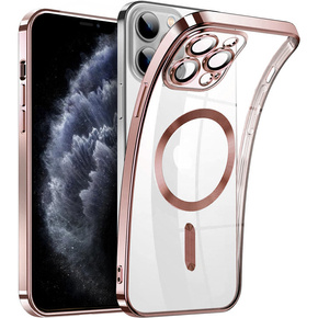 Pouzdro pro iPhone 11 Pro, MagSafe Hybrid, růžové
