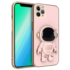 Pouzdro pro iPhone 11 Pro Max, Astronaut, růžové