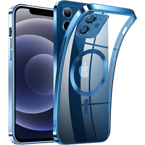 Pouzdro pro iPhone 12, MagSafe Hybrid, modré