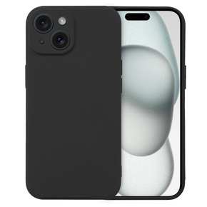 Pouzdro pro iPhone 15 Plus, Silicone Lite, černé