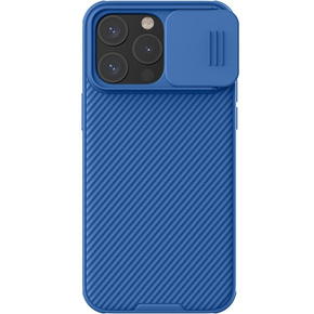 Pouzdro pro iPhone 15 Pro, obrněné Nillkin, CamShield Pro, modré