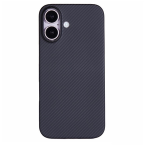 Pouzdro pro iPhone 16 Plus, Aramid Fiber Cover, černé