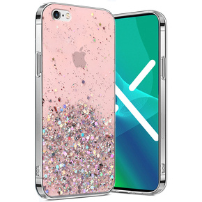 Pouzdro pro iPhone 6/6s 4.7, Glittery, růžové