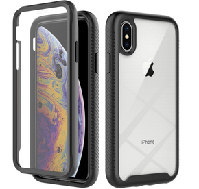 Pouzdro pro iPhone XS, Shockproof, s fólií, černé