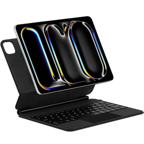 Pouzdro s klávesnicí pro iPad Pro 13" 2024, Magnetic Keyboard Touchpad, černé