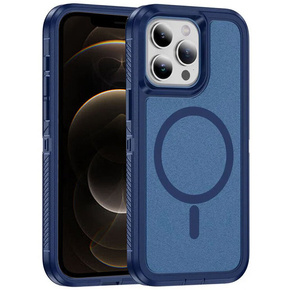 Pouzdro s rámečkem pro iPhone 12 Pro Max, pro MagSafe, modré