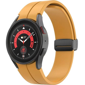 Silikonowy Pasek do Samsung Galaxy Watch 4 / 5 40/42/44/46/45MM PRO, Żółty