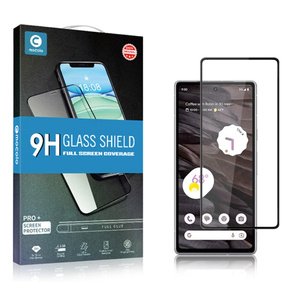 Tvrzené sklo Mocolo Full Glue pro Samsung Galaxy M55 5G, černý rámeček