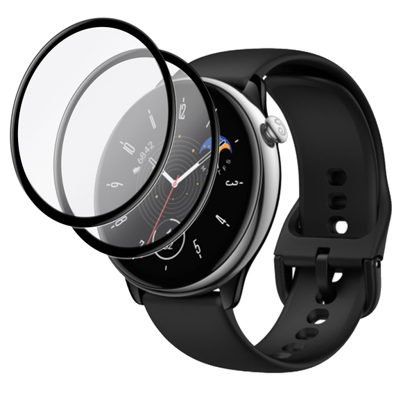 2x hybridní sklo ERBORD pro Amazfit GTR Mini