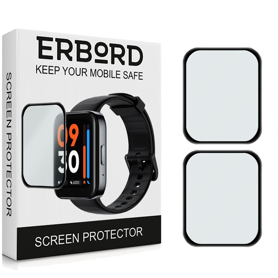 2x hybridní sklo ERBORD pro Realme Watch 3