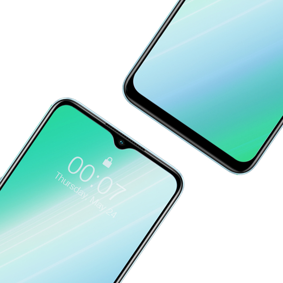 2x tvrzené sklo pro Oppo A78 5G, ERBORD 3D pro celý displej