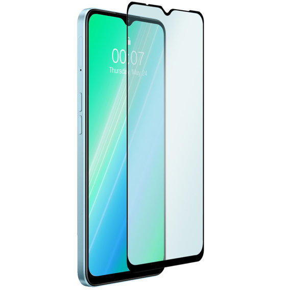 2x tvrzené sklo pro Oppo A78 5G, ERBORD 3D pro celý displej