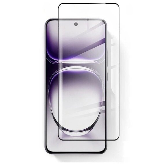 3D tvrzené sklo pro Oppo Reno 12 Pro, černý rámeček