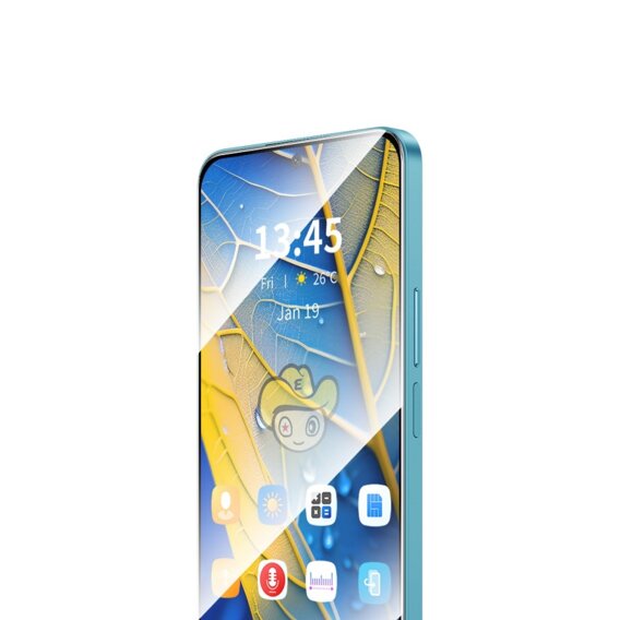 ENKAY Tvrzené sklo pro Xiaomi Redmi Note 13 5G / 4G, černé