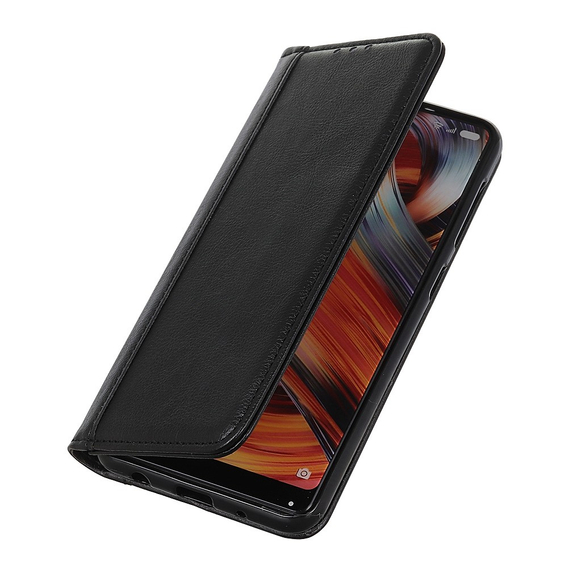 Flipové pouzdro pro Motorola Moto G04 / G24 / G24 Power, Split Leather, černé