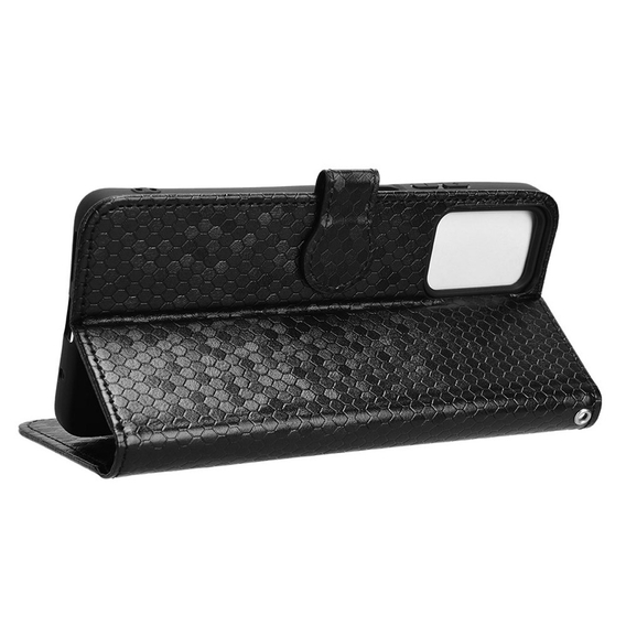 Flipové pouzdro pro Motorola Moto G24 / G24 Power / G04, Wallet Rhombus, černé