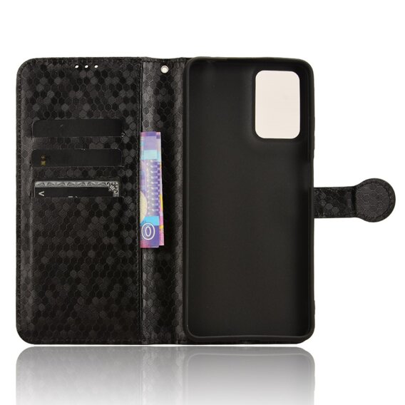 Flipové pouzdro pro Motorola Moto G24 / G24 Power / G04, Wallet Rhombus, černé