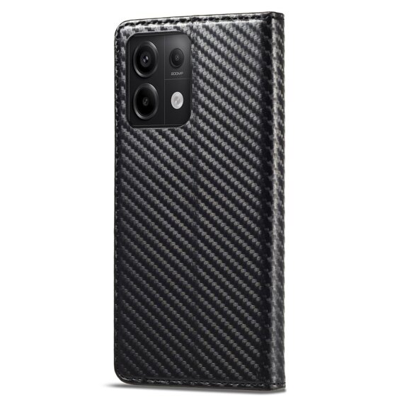 Flipové pouzdro pro Xiaomi Redmi Note 13 5G, Carbon LC.IMEEKE, černé