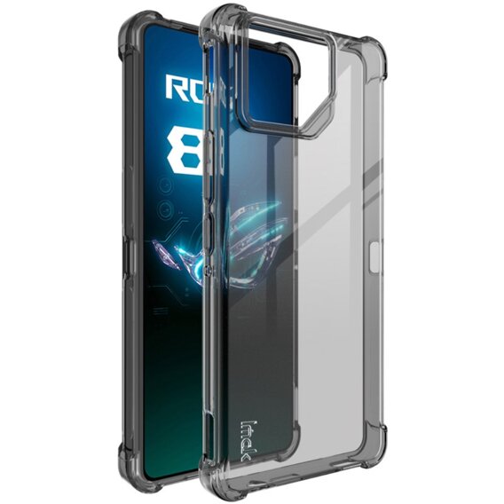 IMAK pouzdro pro ASUS ROG Phone 8 Pro, Dropproof, transparentní / černé