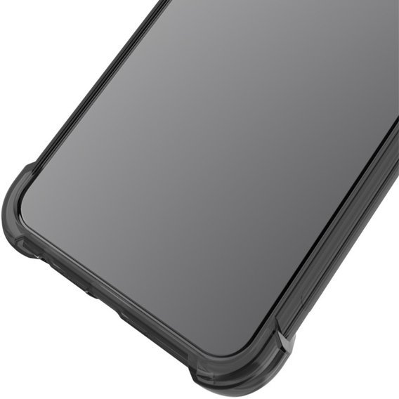 IMAK pouzdro pro Xiaomi Redmi Note 9T 5G, Dropproof, transparentní / černé