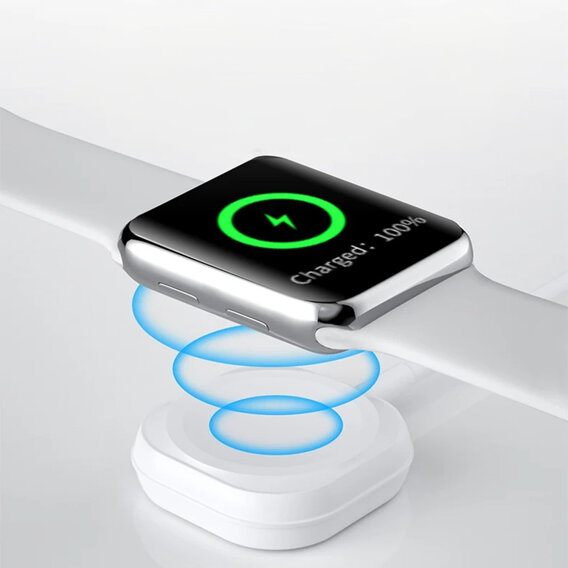 Indukční nabíječka pro Apple Watch, bílá