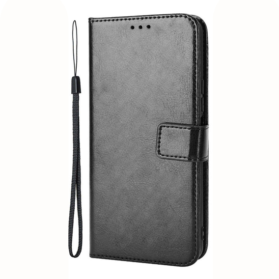 Klopové pouzdro pro HTC U23 Pro, Wallet, černé