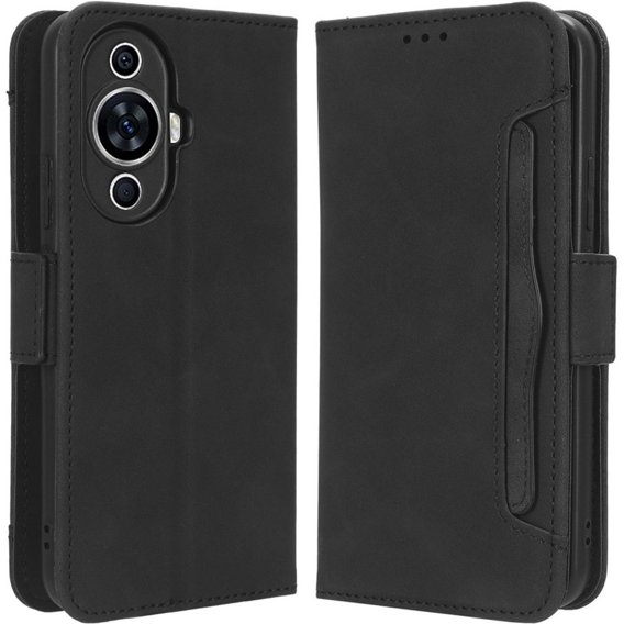 Klopové pouzdro pro Huawei Nova 11 Pro, Card Slot, černé