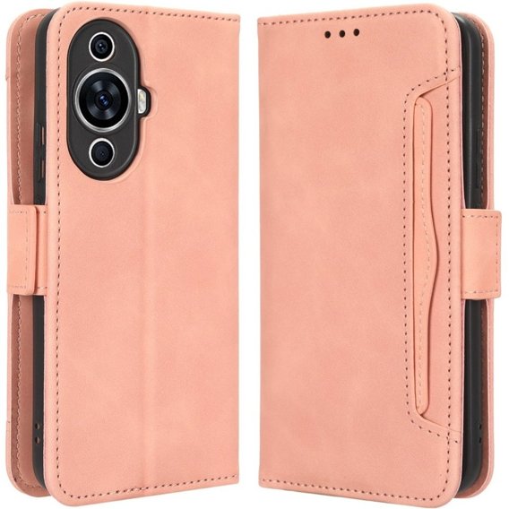 Klopové pouzdro pro Huawei Nova 11 Pro, Card Slot, růžové