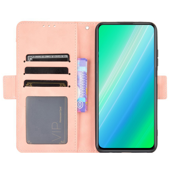 Klopové pouzdro pro Huawei Nova 11i, Card Slot, růžové