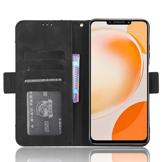 Klopové pouzdro pro Huawei Nova Y91 4G, Card Slot, černé