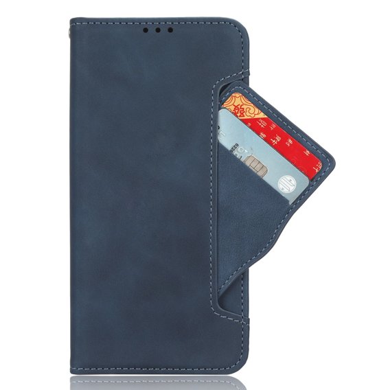 Klopové pouzdro pro Huawei Nova Y91 4G, Card Slot, námořnicky modré