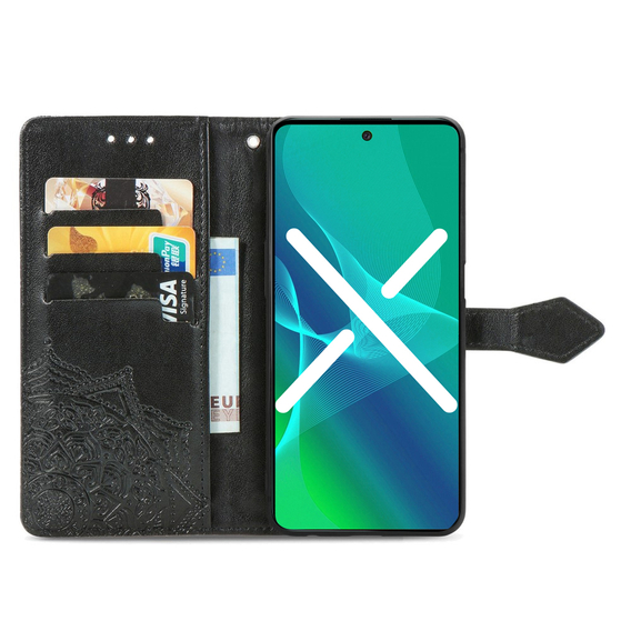 Klopové pouzdro pro Infinix Hot 30i, Mandala, černé