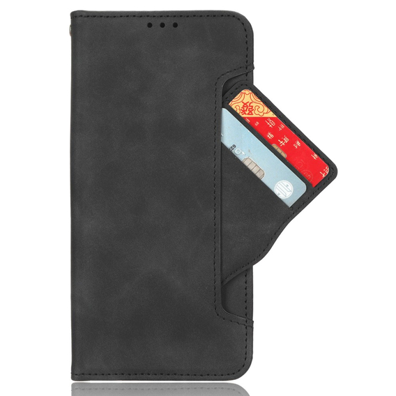 Klopové pouzdro pro Infinix Note 40 Pro Plus, Card Slot, černé