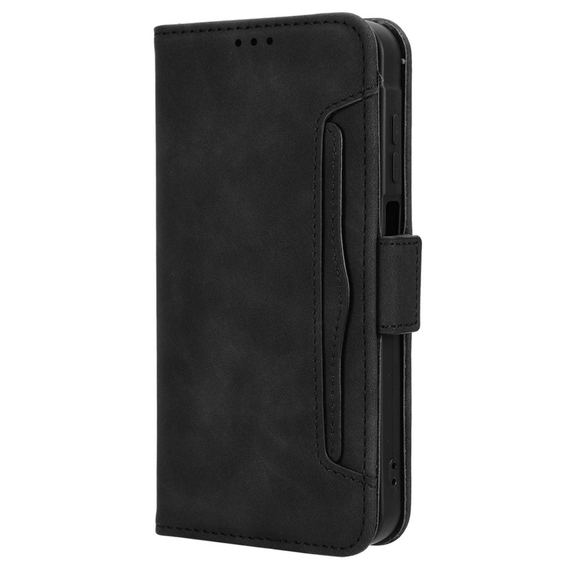 Klopové pouzdro pro Infinix Note 40 Pro Plus, Card Slot, černé