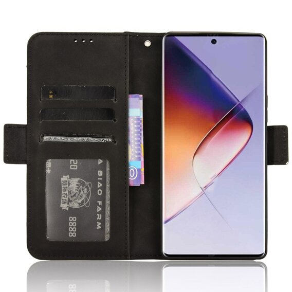 Klopové pouzdro pro Infinix Note 40 Pro Plus, Card Slot, černé