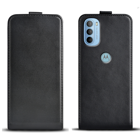 Klopové pouzdro pro Motorola Moto G31 / G41, Flip, černé