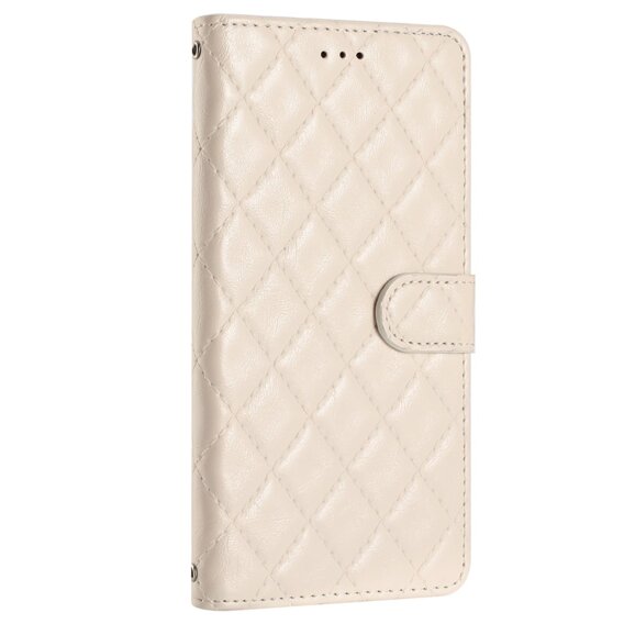 Klopové pouzdro pro Oppo A38 4G / Oppo A18 4G, Wallet, BINFEN COLOR, béžové