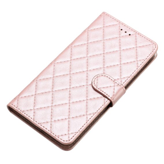 Klopové pouzdro pro Oppo A38 4G / Oppo A18 4G, Wallet, BINFEN COLOR, růžové rose gold