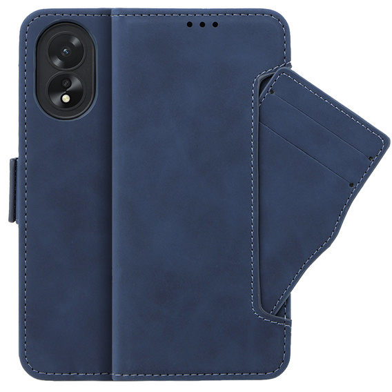 Klopové pouzdro pro Oppo A58 4G, Card Slot, modré