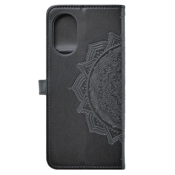 Klopové pouzdro pro Oppo A58 4G, Mandala, černé