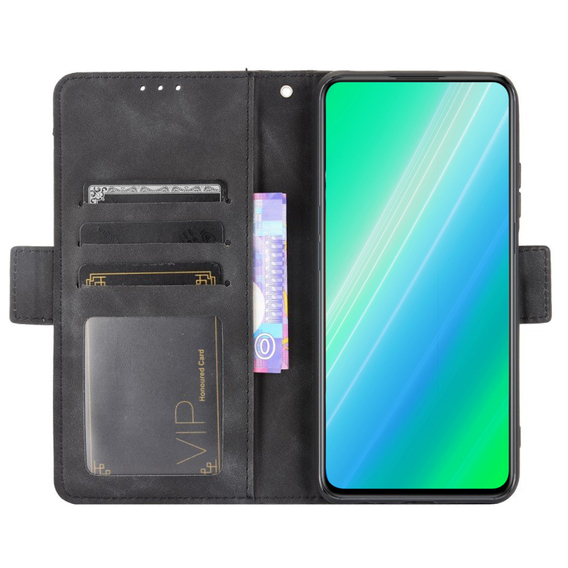 Klopové pouzdro pro Realme 12 Pro 5G / 12 Pro+ 5G, Card Slot, černé