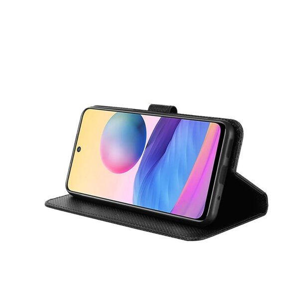 Klopové pouzdro pro Realme 12 Pro 5G / 12 Pro+ 5G, Wallet Smart Magnet, černé