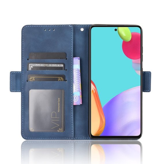 Klopové pouzdro pro Samsung Galaxy A52 / A52s, Card Slot, modré