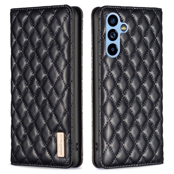 Klopové pouzdro pro Samsung Galaxy A54 5G, Wallet, BINFEN COLOR, černé