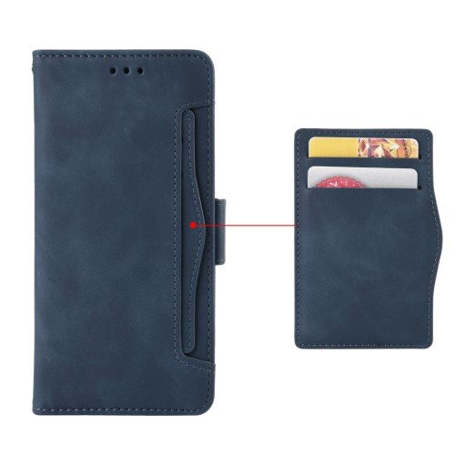 Klopové pouzdro pro Samsung Galaxy Z Fold 5 5G, Card Slot, námořnicky modré