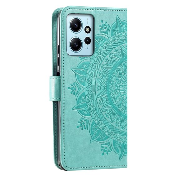 Klopové pouzdro pro Xiaomi Redmi Note 12 4G, Mandala, zelené