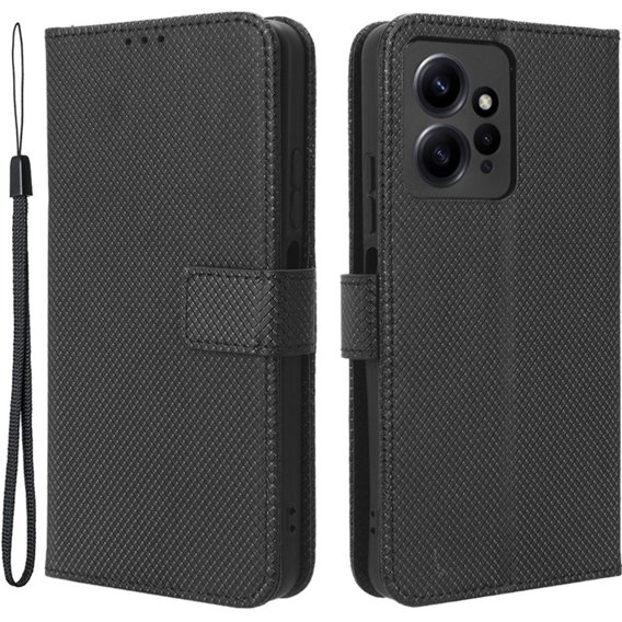 Klopové pouzdro pro Xiaomi Redmi Note 12 4G, Wallet Smart Magnet, černé