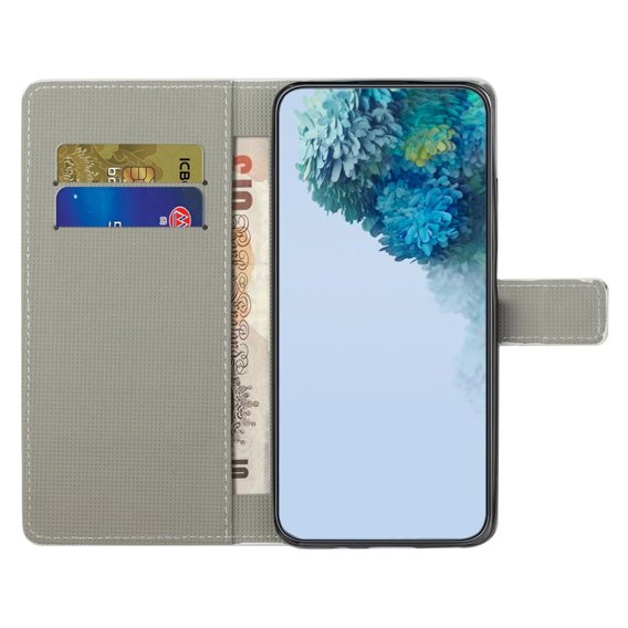 Klopové pouzdro pro Xiaomi Redmi Note 12S, Wallet, colorful jellyfish, černé