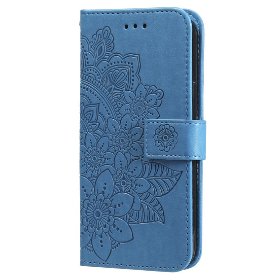 Klopové pouzdro pro Xiaomi Redmi Note 13 5G, Mandala, modré