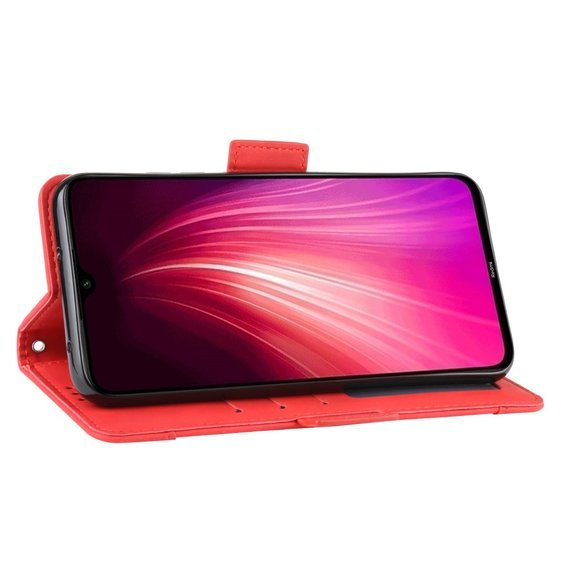 Klopové pouzdro pro Xiaomi Redmi Note 8T, Card Slot, červené